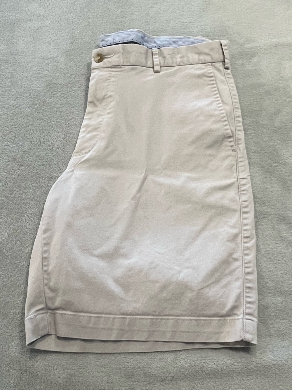 Peter Millar Men’s  Chino Khaki Golf Dress Shorts Size 34” & 8” Inseam